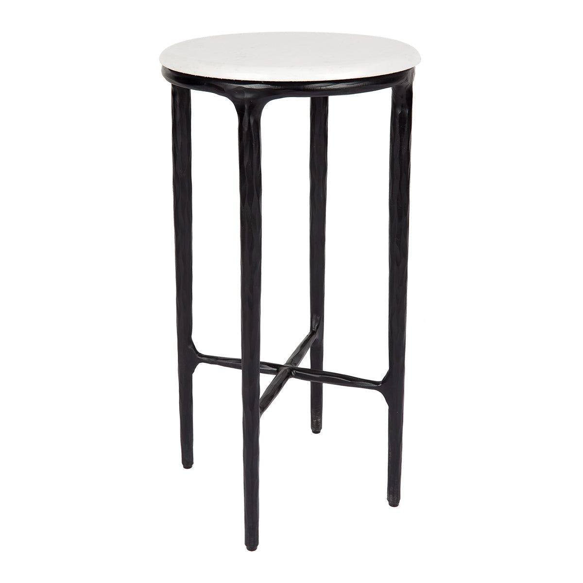 Heston Petite Marble Side Table - Black