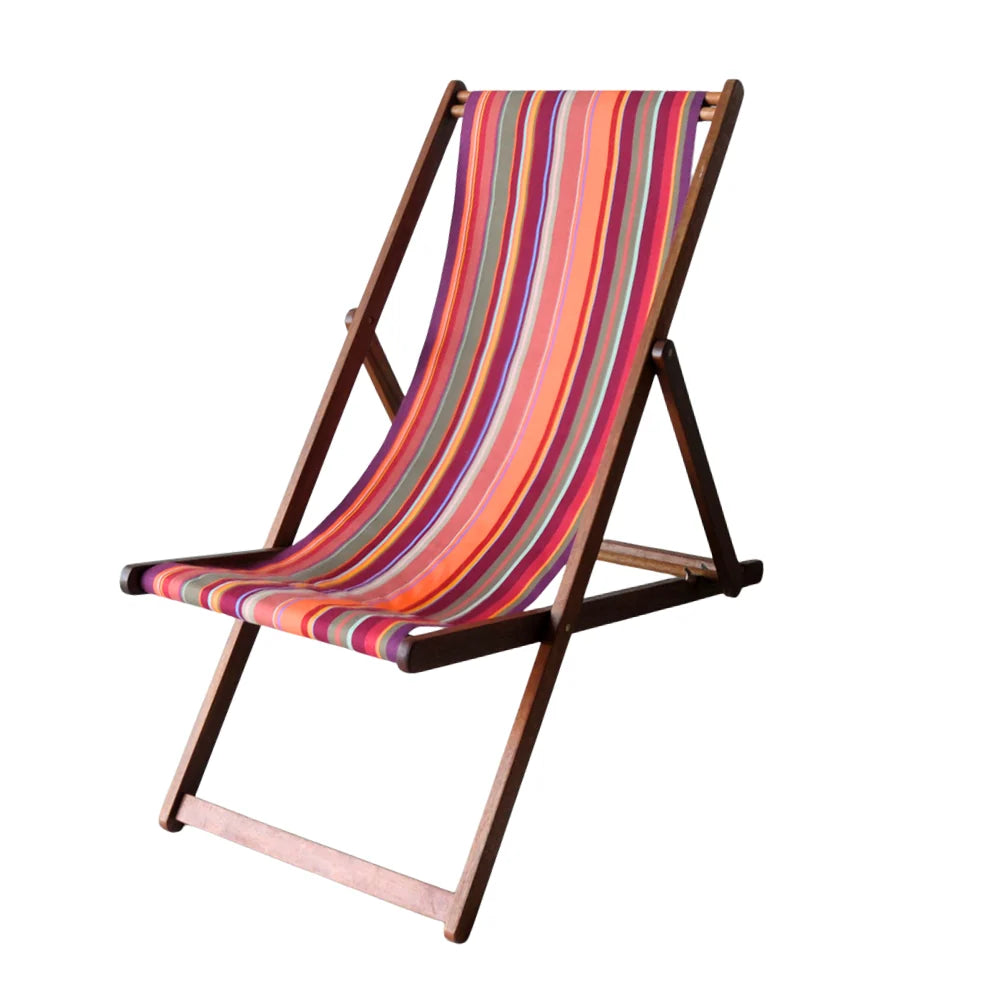 Replacement Sling Deckchair Cotton - St Vincent Rouge