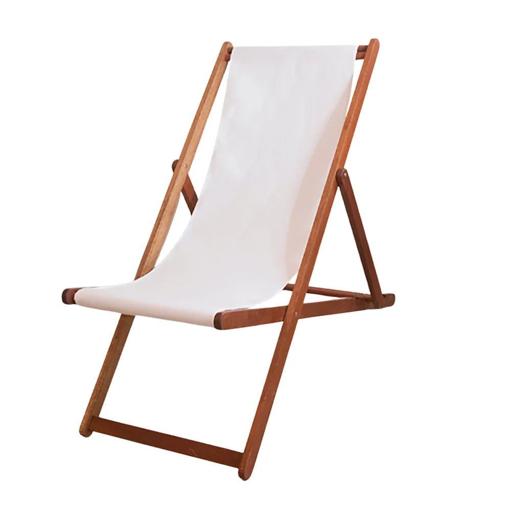 Replacement Sling Deckchair Synthetic - Natural White
