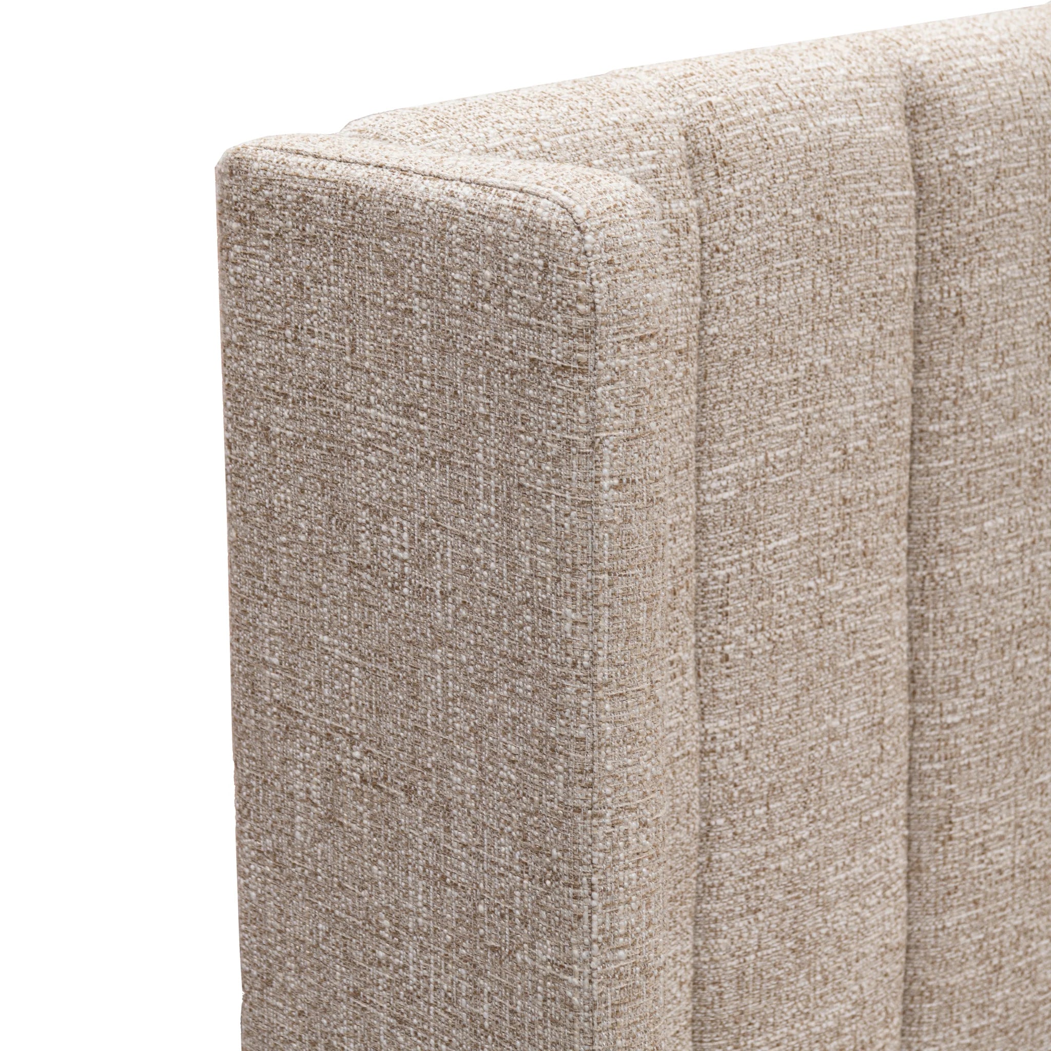 Daremora King Wide Base Bed Frame - Pale Beige