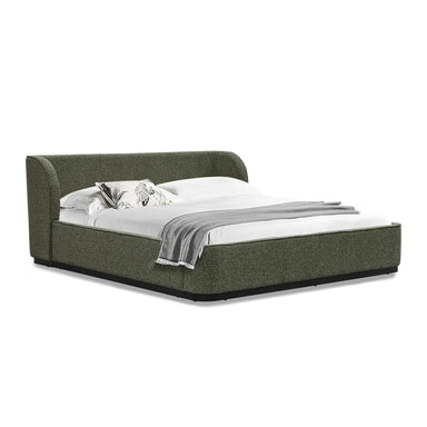 Showcasing Kalula King Bed Frame - Hunter Green BD10501-MI Bed Frame by Calibre Furniturs