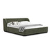 Showcasing Kalula King Bed Frame - Hunter Green BD10501-MI Bed Frame by Calibre Furniturs