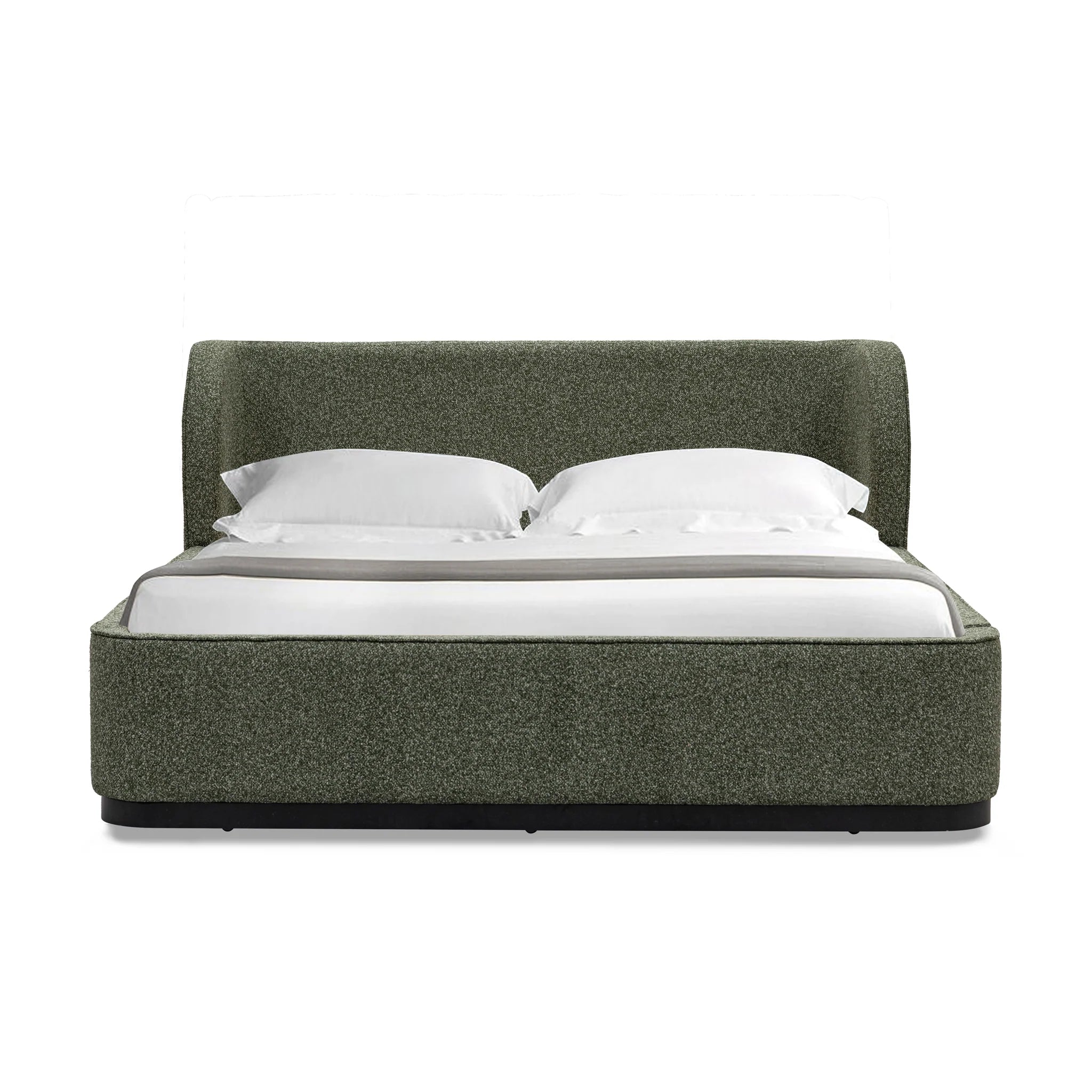 Showcasing Kalula King Bed Frame - Hunter Green BD10501-MI Bed Frame by Calibre Furniturs