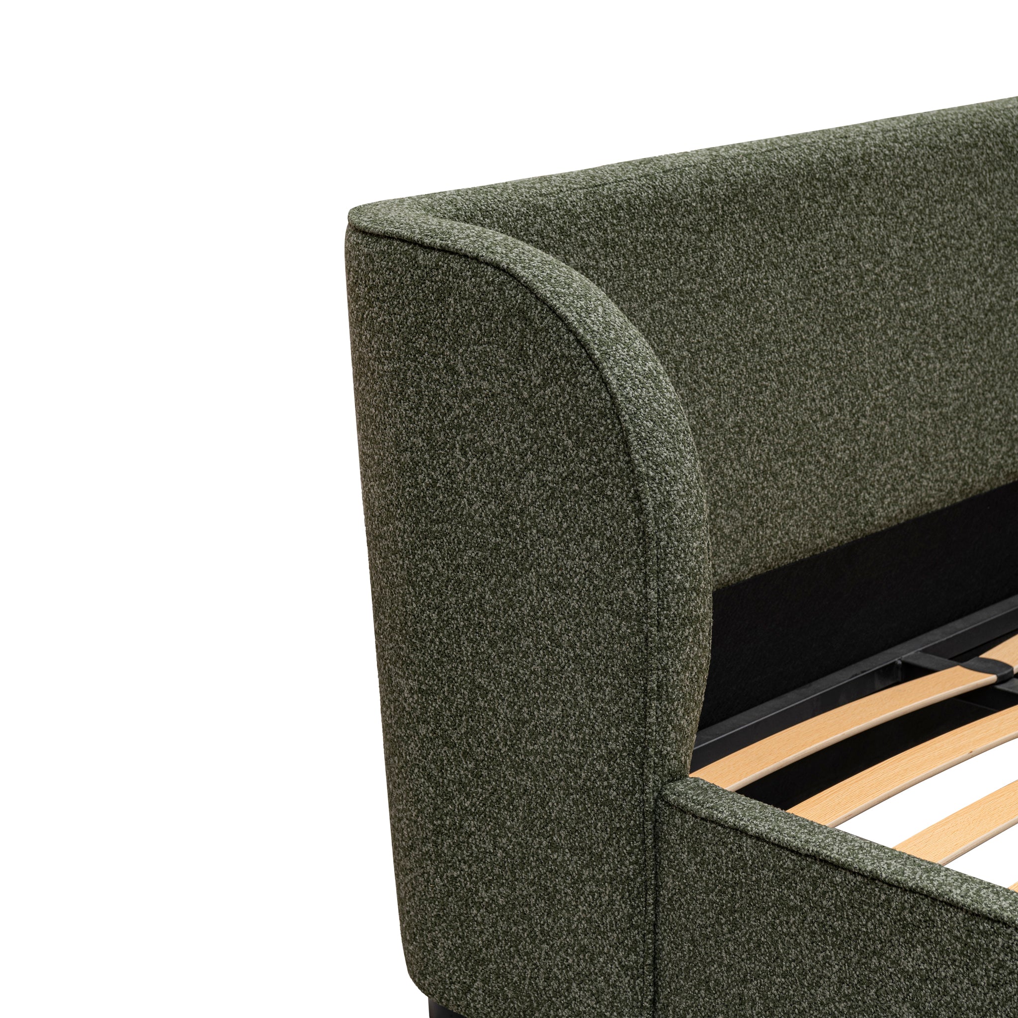 Kalula King Bed Frame - Hunter Green