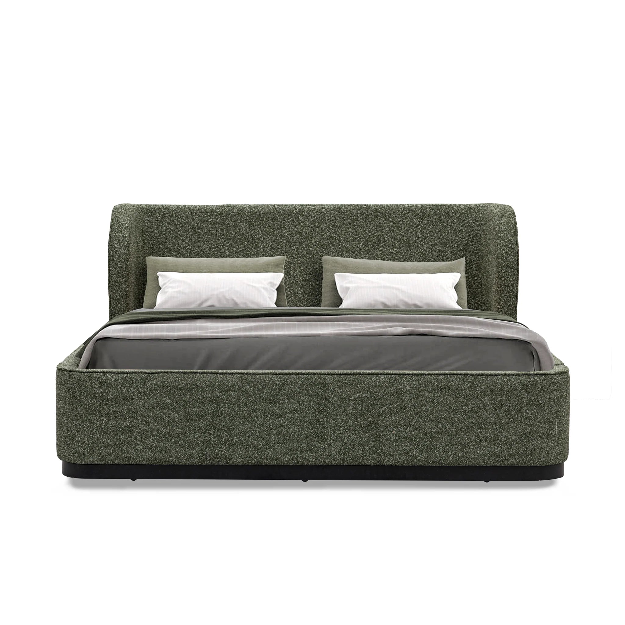 Showcasing Tipeluna Queen Bed Frame - Hunter Green BD10502-MI Bed Frame by Calibre Furniturs