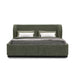 Showcasing Tipeluna Queen Bed Frame - Hunter Green BD10502-MI Bed Frame by Calibre Furniturs