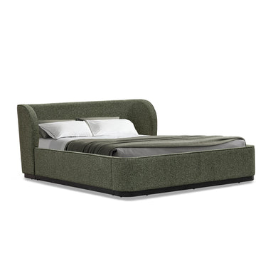 Showcasing Tipeluna Queen Bed Frame - Hunter Green BD10502-MI Bed Frame by Calibre Furniturs