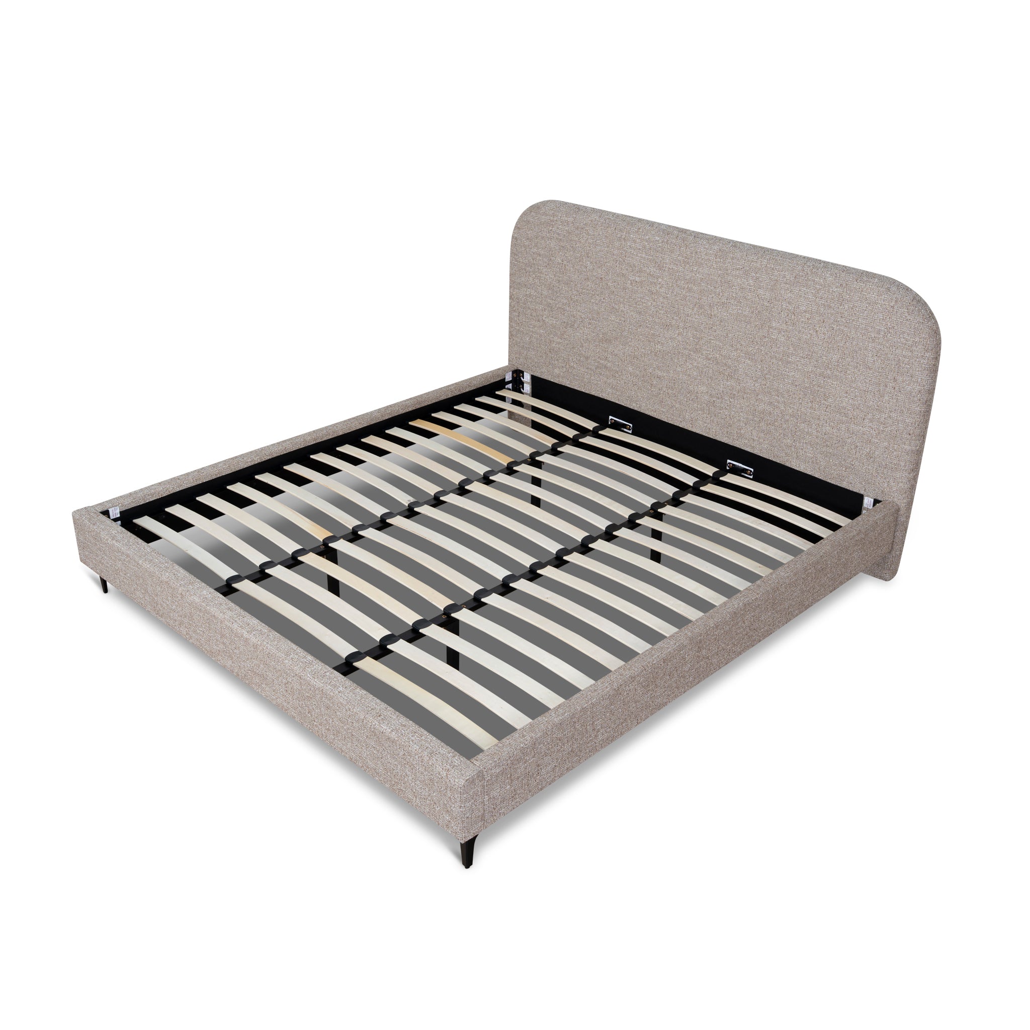 King Bed Frame - Stonish Beige - image 3