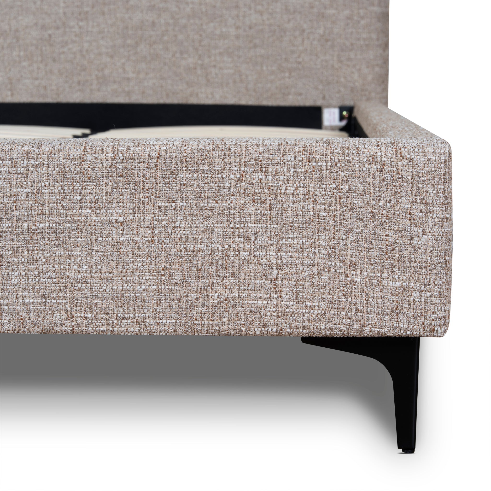 King Bed Frame - Stonish Beige - image 7