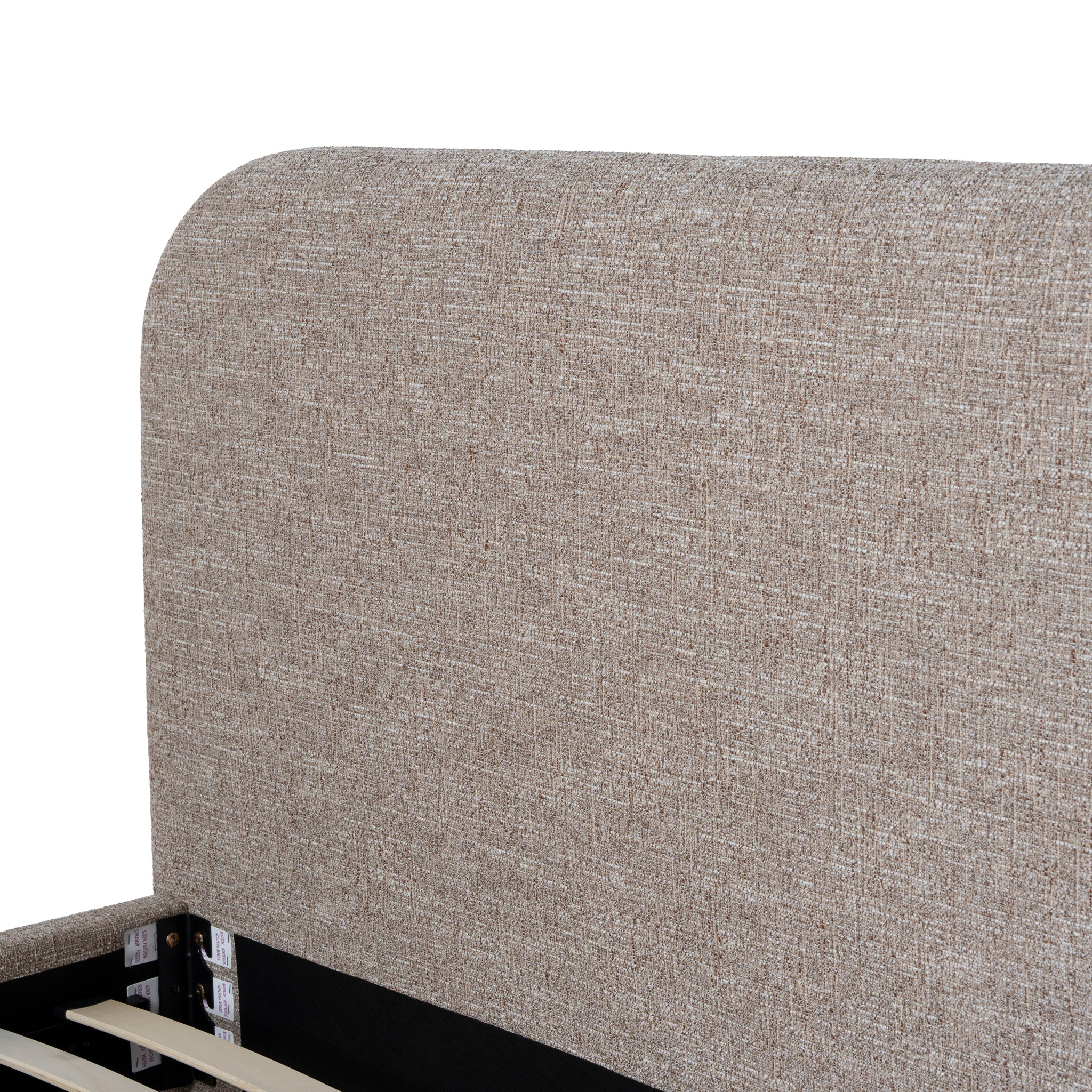 King Bed Frame - Stonish Beige - image 5