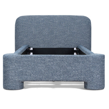 Showcasing Nidina Single Bed Frame - Prussian Blue BD10516-YO Bed Frame by Calibre Furniturs