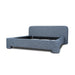 Showcasing Nakeno King Bed Frame - Prussian Blue BD10518-YO Bed Frame by Calibre Furniturs