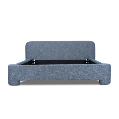 Showcasing Nakeno King Bed Frame - Prussian Blue BD10518-YO Bed Frame by Calibre Furniturs