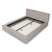 Showcasing Denoro Queen Bed Frame - Stonish Beige BD10519-YO Bed Frame by Calibre Furniturs