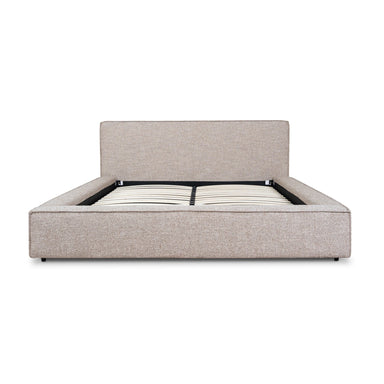 Showcasing Denoro Queen Bed Frame - Stonish Beige BD10519-YO Bed Frame by Calibre Furniturs