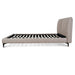 Fabric Queen Bed Frame - Stonish Beige - image 4