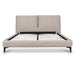 Fabric Queen Bed Frame - Stonish Beige - image 2