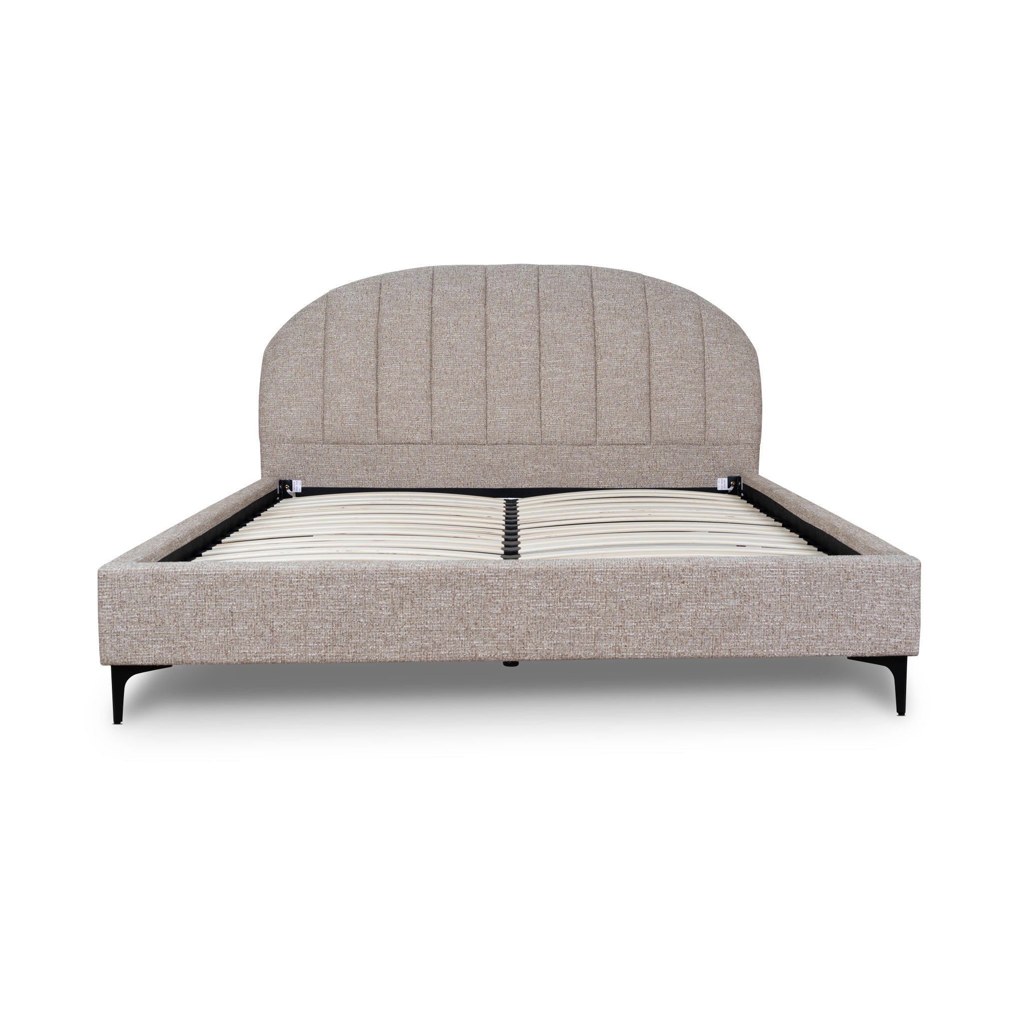 Fabric Queen Bed Frame - Stonish Beige - image 3