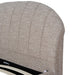 Fabric Queen Bed Frame - Stonish Beige - image 9