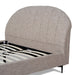 Fabric Queen Bed Frame - Stonish Beige - image 6