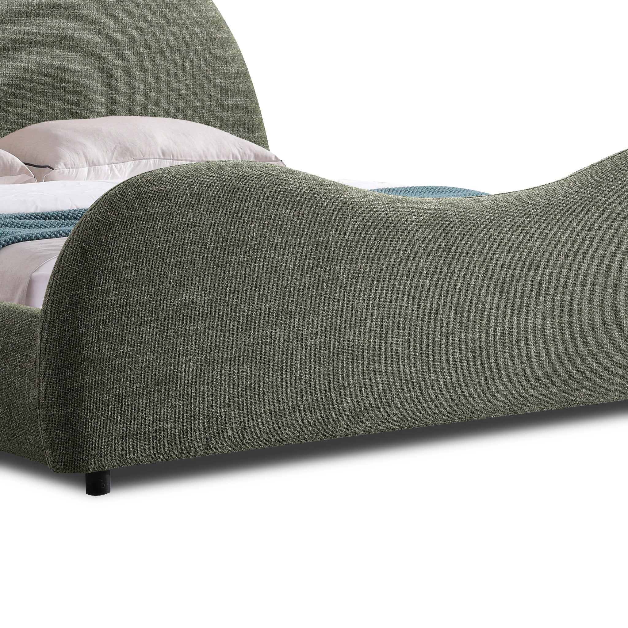CBD12377-YO Queen Bed - Kaitoke Green