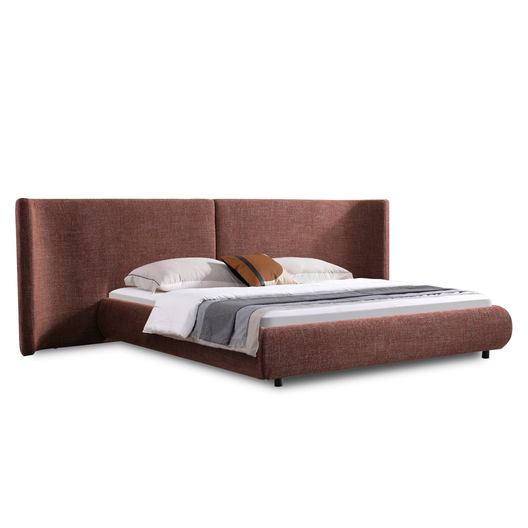 CBD12379-YO King Bed - Moss Brown