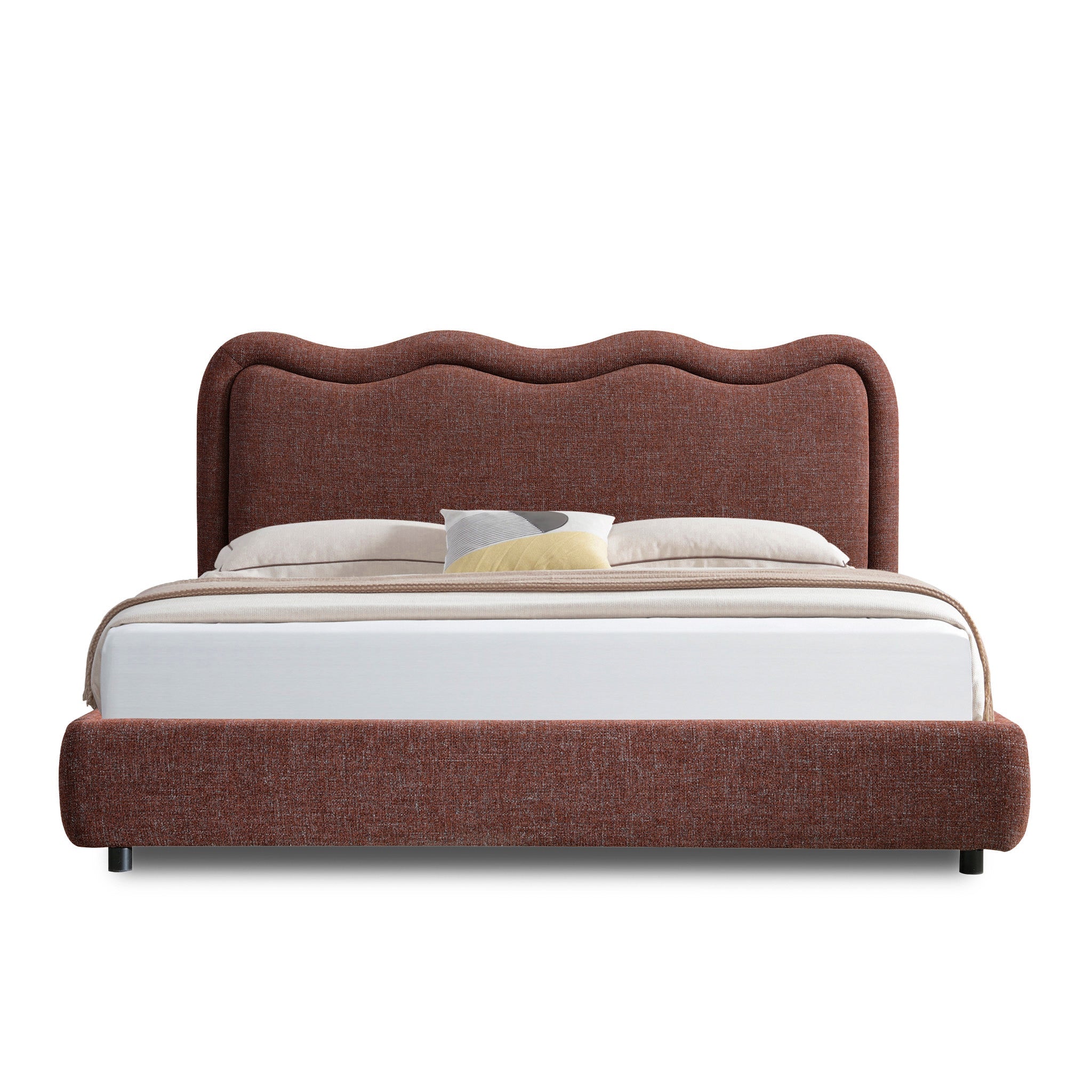 CBD12380-YO King Bed - Moss Brown