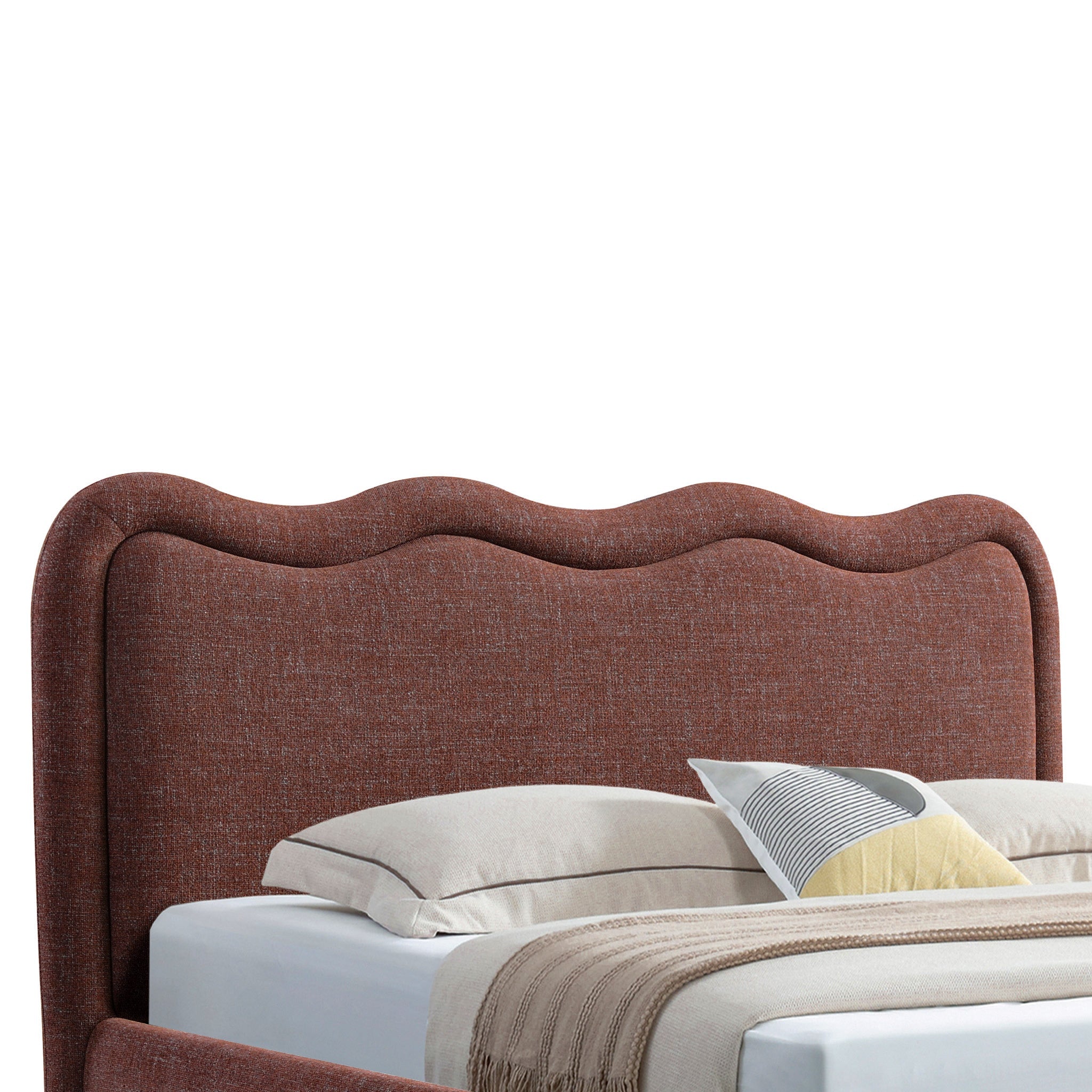 CBD12380-YO King Bed - Moss Brown