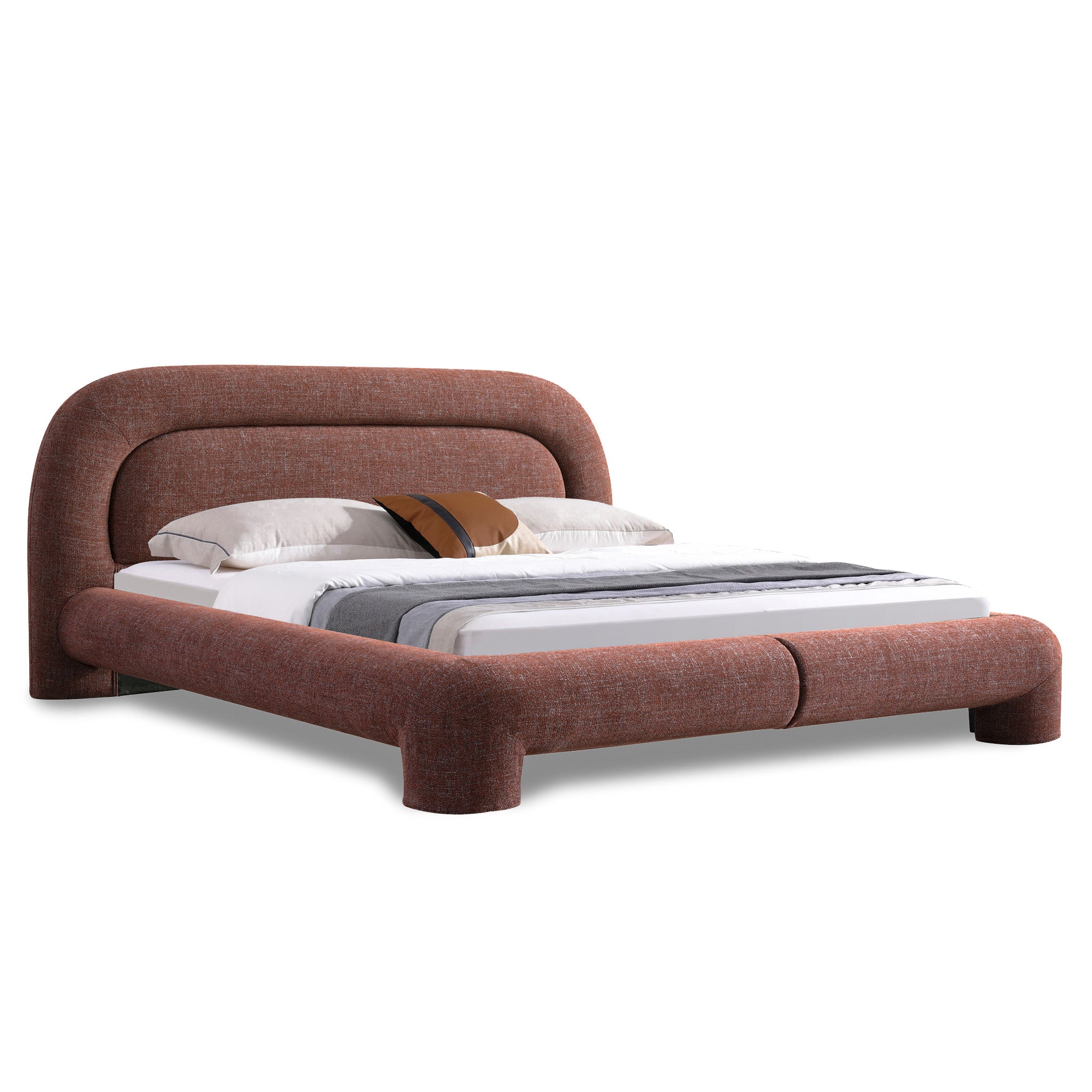 CBD12389-YO Queen Bed - Moss Brown