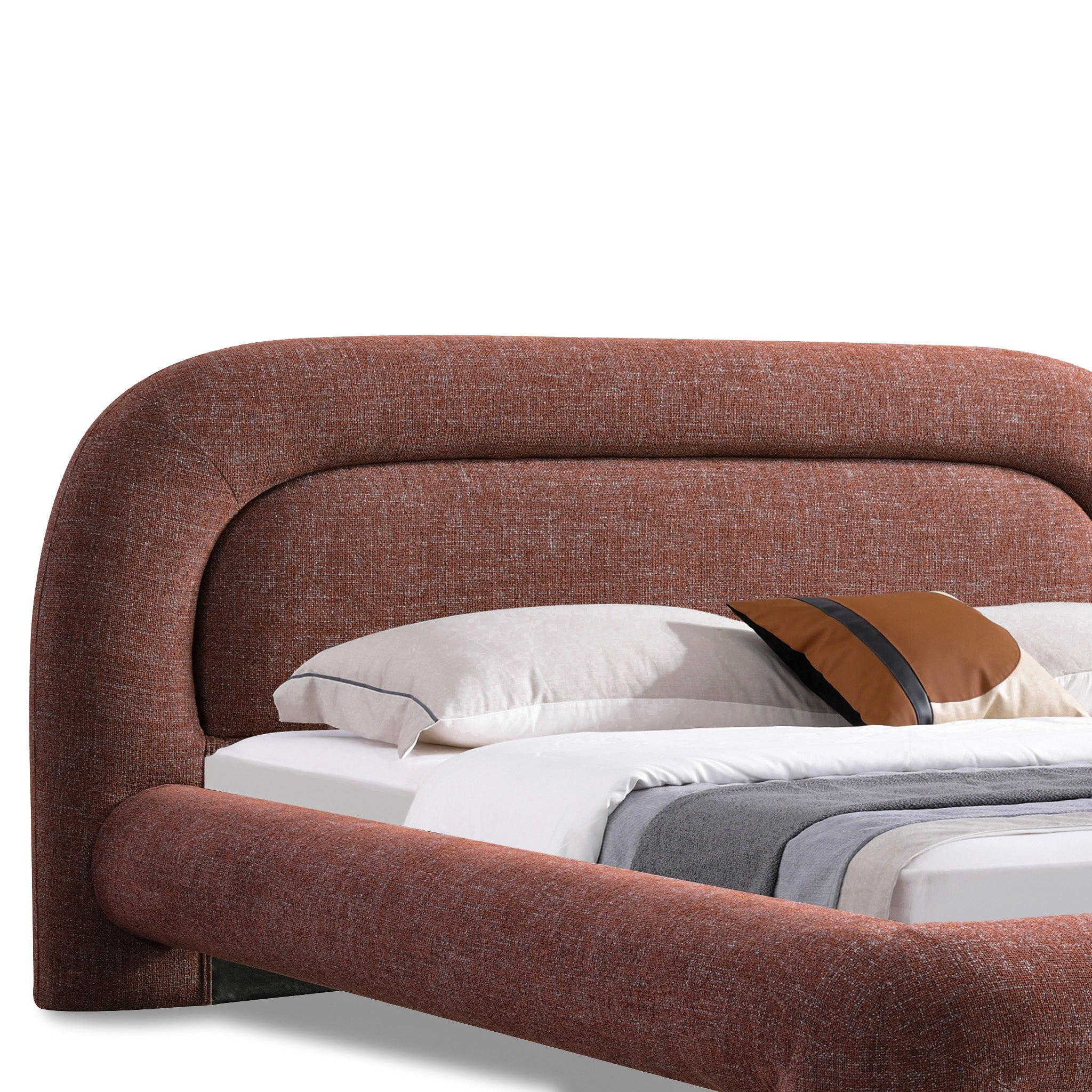 CBD12388-YO King Bed - Moss Brown