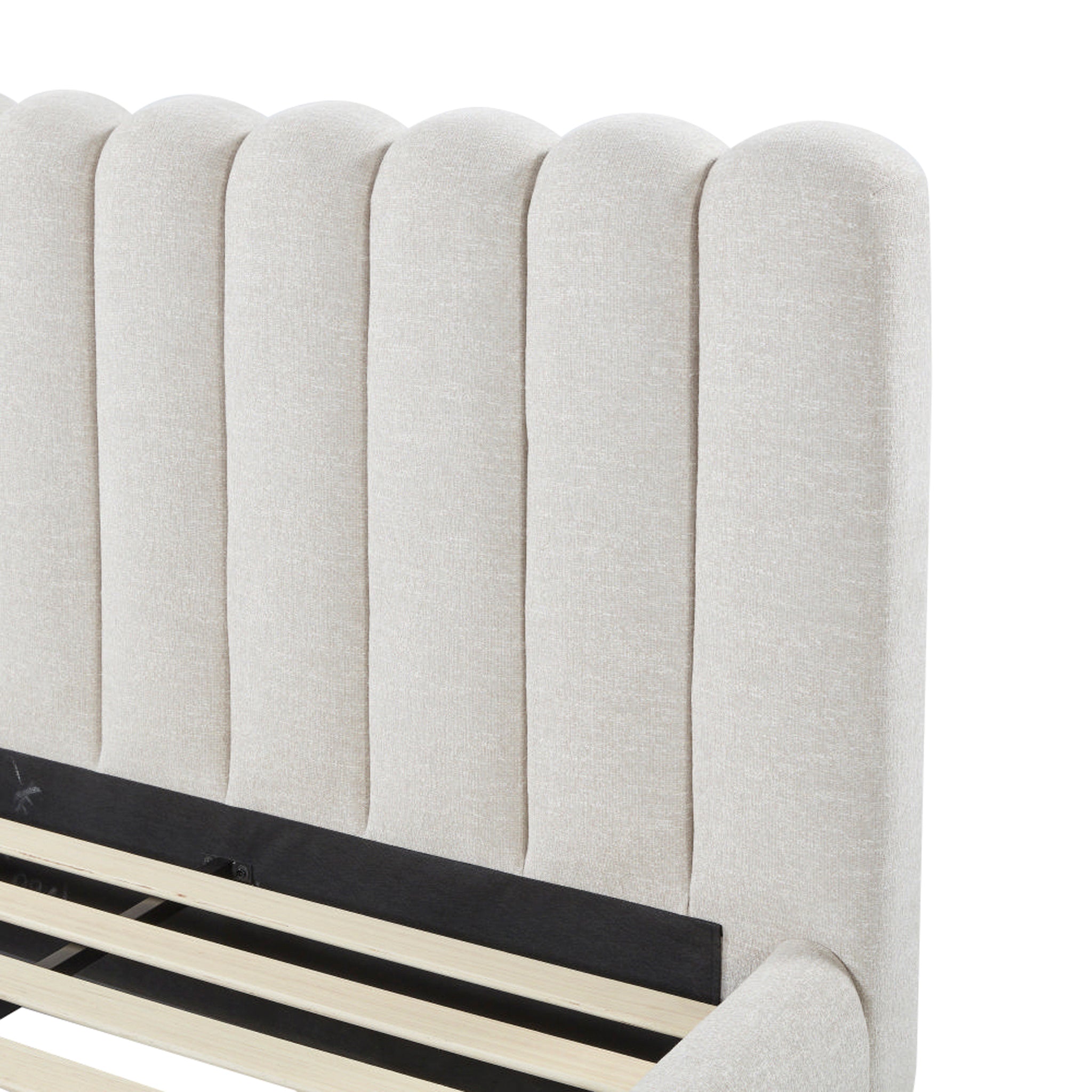 Lovisa Queen Bed - California Beige