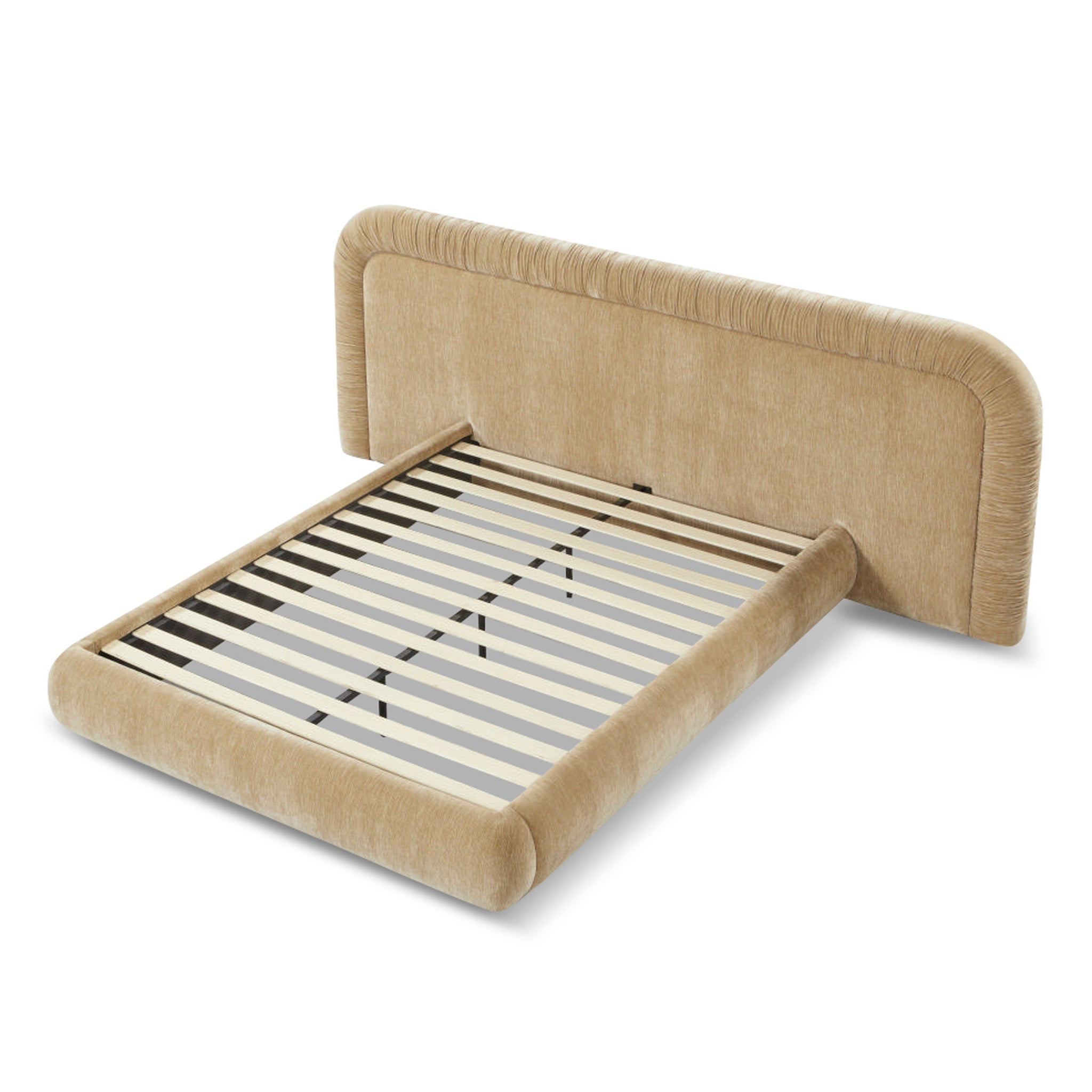 Rosina Queen Bed - Blink Camel
