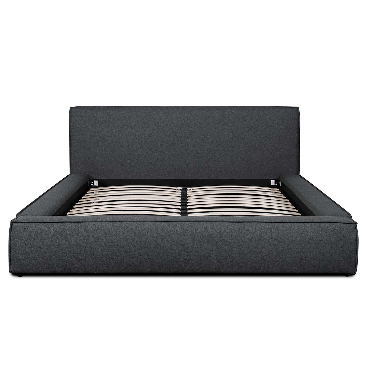 Queen Bed frame in Fossil Grey Fabric - image 2