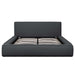 Queen Bed frame in Fossil Grey Fabric - image 2