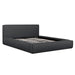 Queen Bed frame in Fossil Grey Fabric - image 4