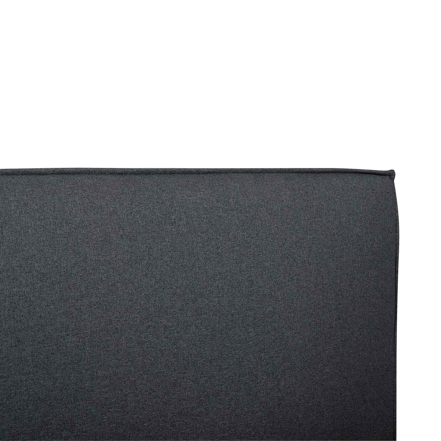 Queen Bed frame in Fossil Grey Fabric - image 6