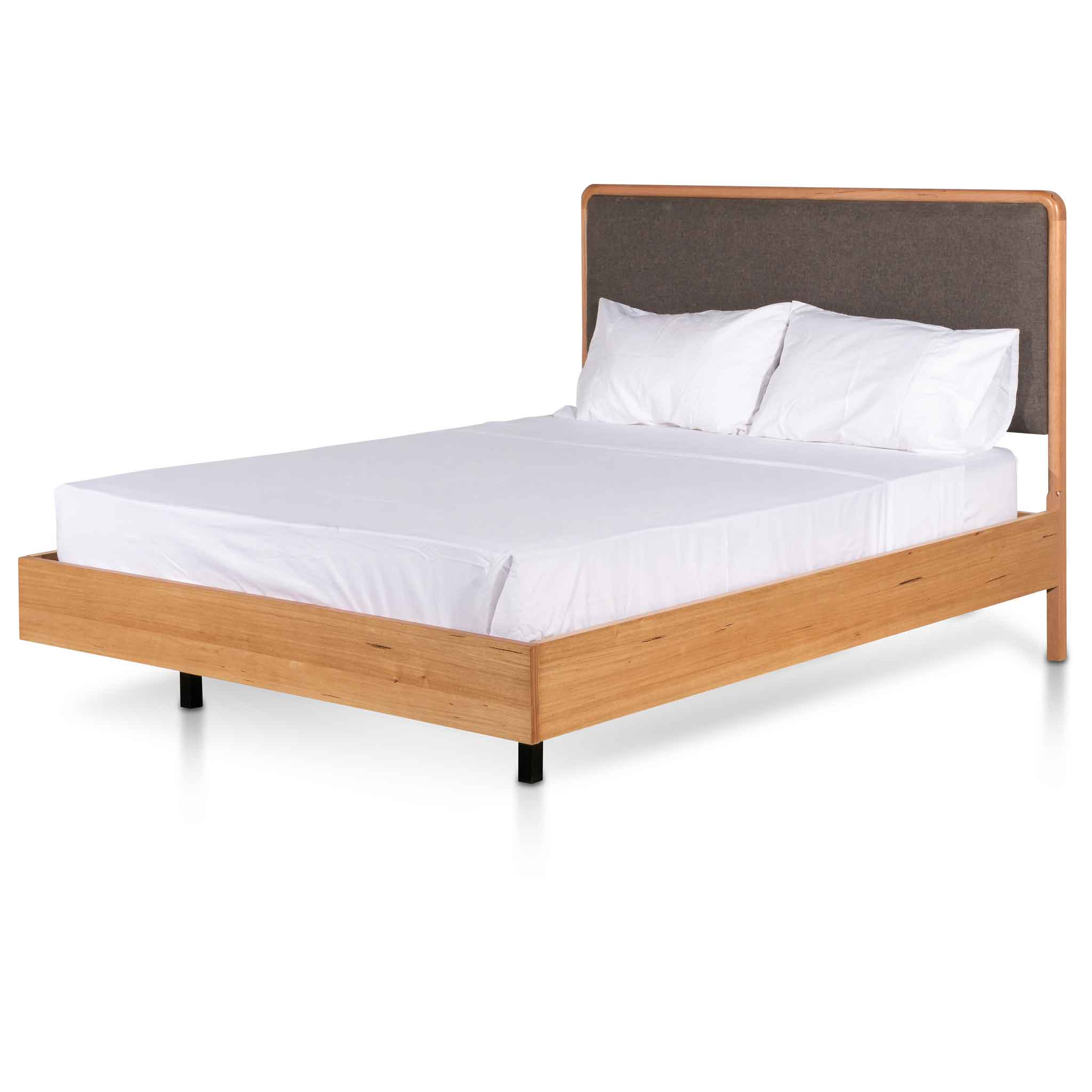 Showcasing Tipala King Sized Bed Frame - Messmate BD6344-AW Bed Frame by Calibre Furniturs