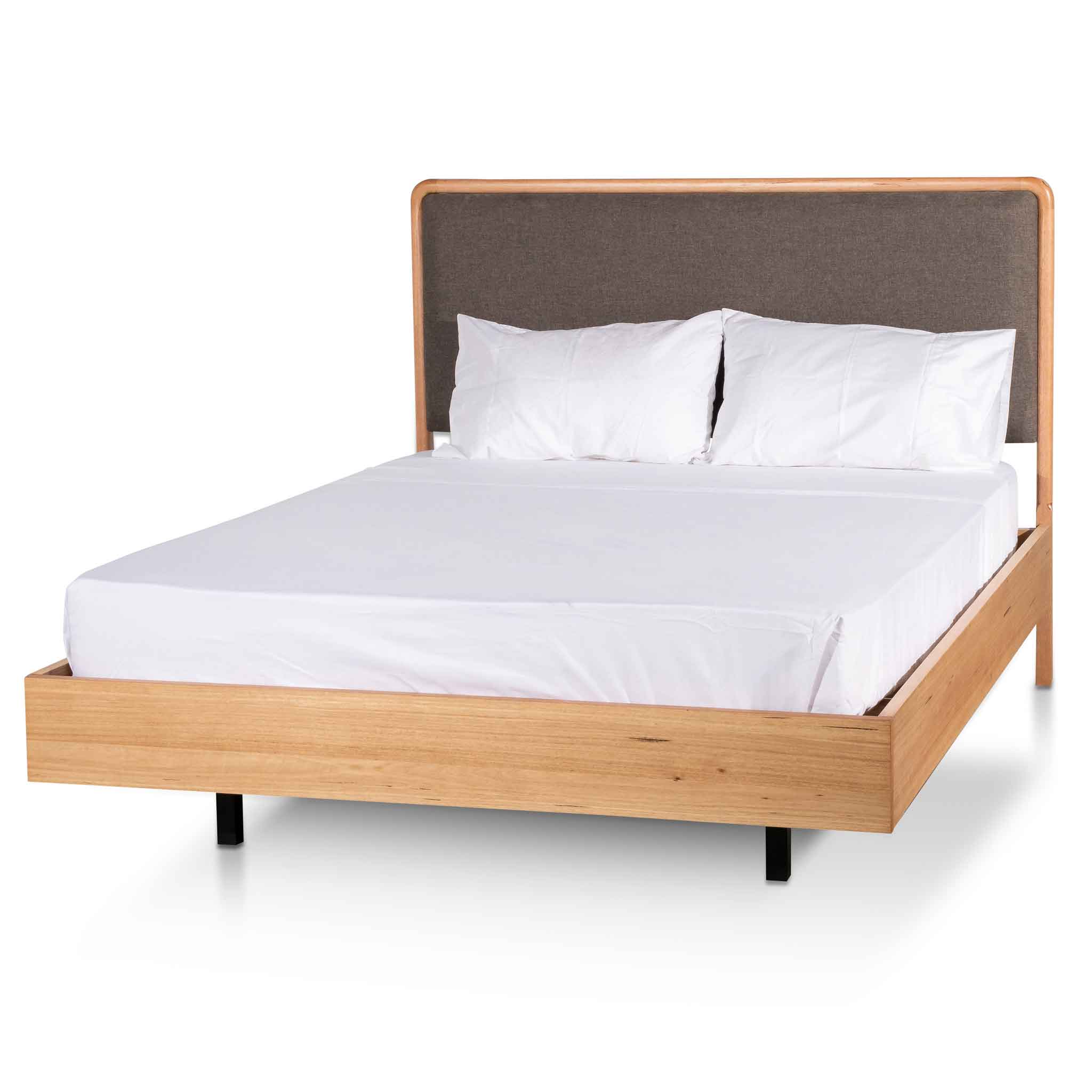 Showcasing Tipala King Sized Bed Frame - Messmate BD6344-AW Bed Frame by Calibre Furniturs