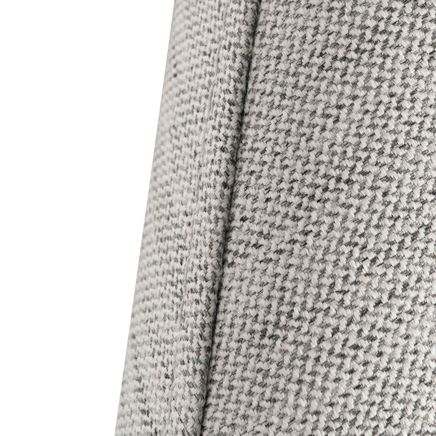 Fabric King Bed - Pearl Grey with Storage