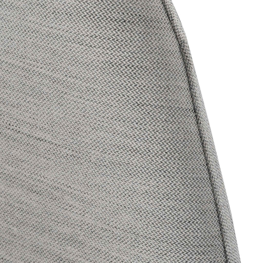 Fabric Queen Bed - Pearl Grey with Storage