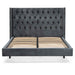 King Bed Frame - Charcoal Velvet - image 3