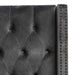 King Bed Frame - Charcoal Velvet - image 8