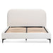 King Bed Frame - Cream White - image 2