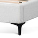 King Bed Frame - Cream White - image 9