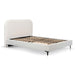 King Bed Frame - Cream White - image 3