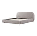King Bed Frame - Olive Brown Boucle - image 8