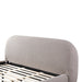 King Bed Frame - Olive Brown Boucle - image 10