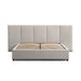 Queen Bed Frame - Clay Grey with Storage - image 4