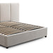 Queen Bed Frame - Clay Grey with Storage - image 5