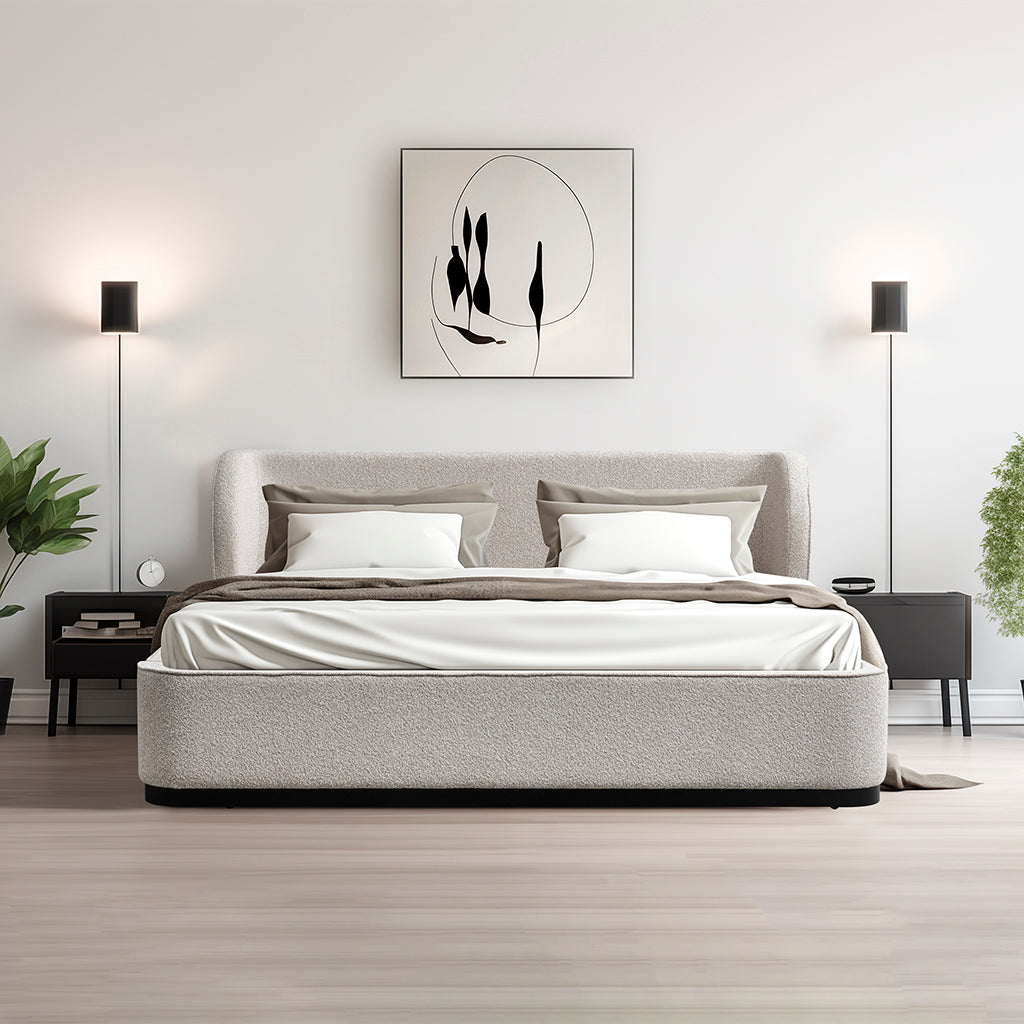 Queen Bed Frame - Clay Grey - image 2